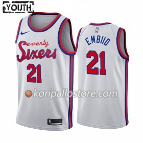 Philadelphia 76ers Joel Embiid 21 Nike 2019-2020 Classic Edition Lasten Pelipaidat Swingman
